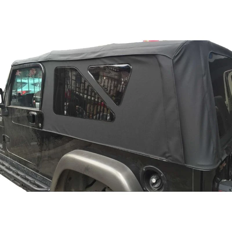 Tinted Rear Windows Soft Top for Jeep Wrangler Jk 4 Door