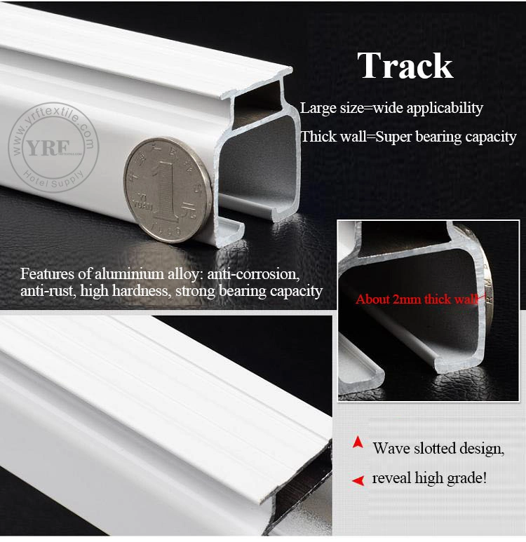 Guangzhou Foshan Aluminum Heavy Duty Curtain Track for Yrf