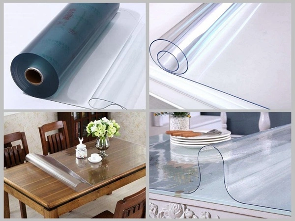 Soft Film 0.12-0.45mm Super Clear Soft PVC Film Table Cloth