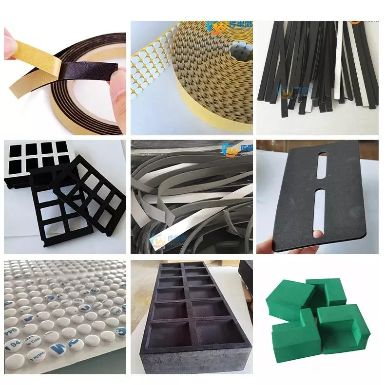 Customized Shape Die Cutting EVA Foam with Double Side Adhesive 2mm Thickness EVA Foam