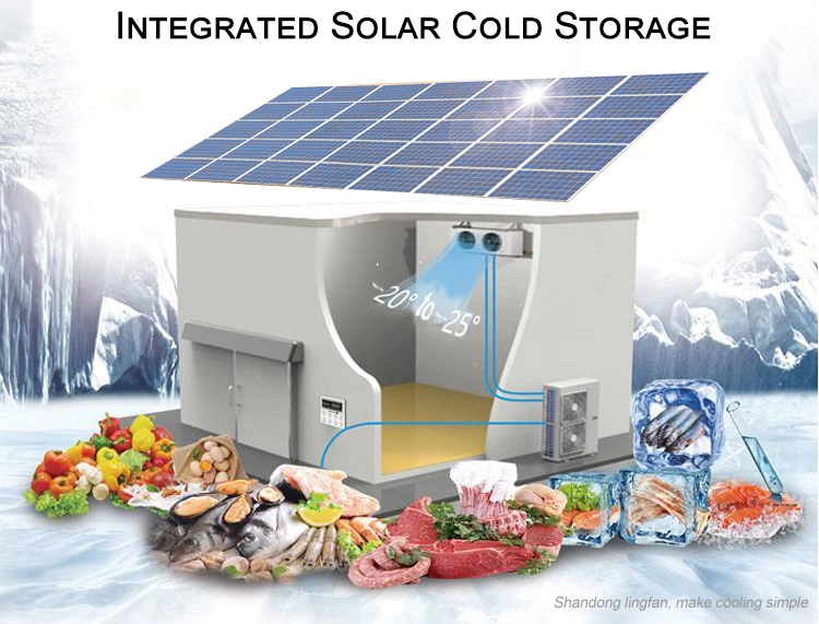 High-Quality Solar Cold Storage Coldroom and Coolroom for Frozen Meat, Fruits, Vegetables