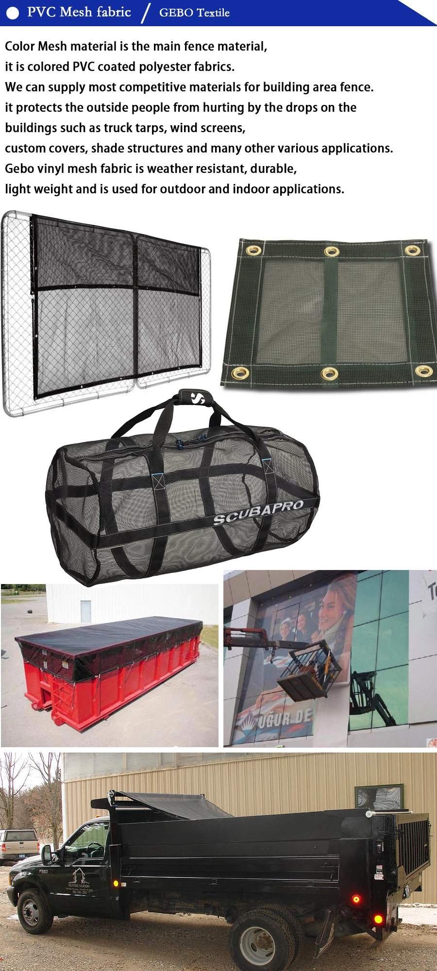 Customer Design Mesh Fabric and UV Resistant Travel RV Cover