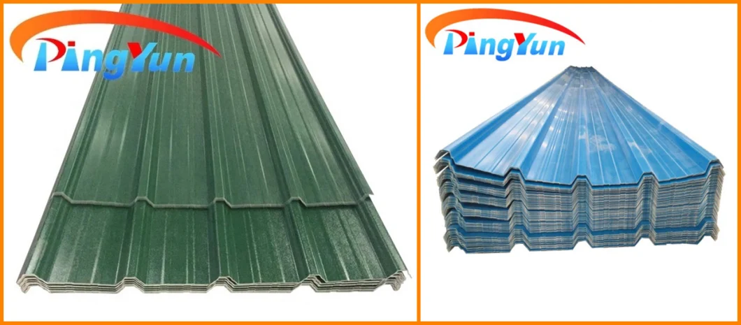 Roofing Tiles PVC Plastic Telha Corrugated Plastic UPVC Roofing Sheet Trapezoidal Apvc Roofing Sheet