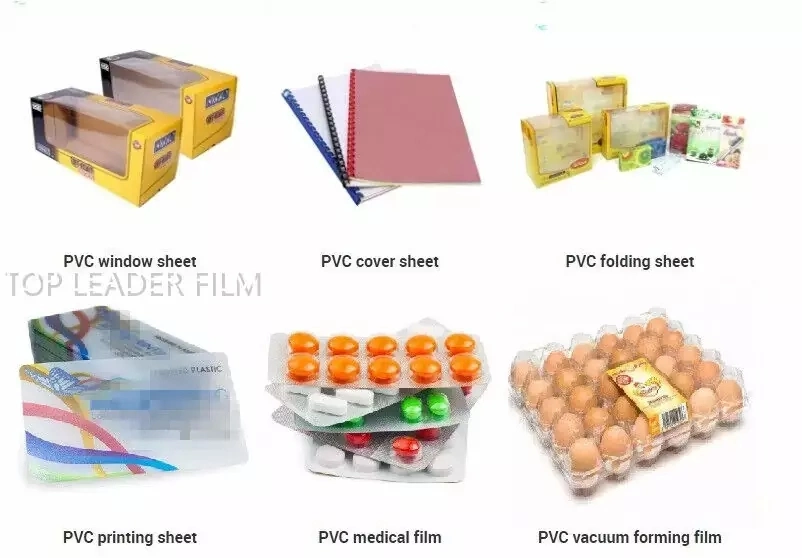 Transparent Center Folded PVC Shrink Film Sheet Roll