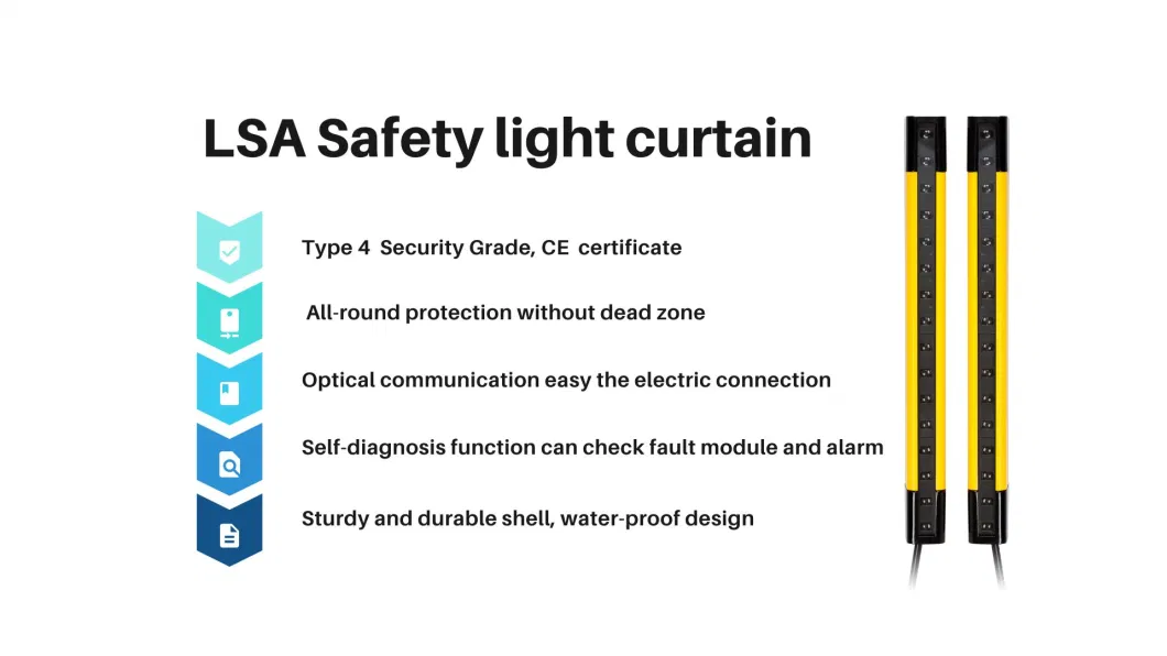 Original Manufacturer Type 4 Safety Light Curtain with CE Cetifiacte