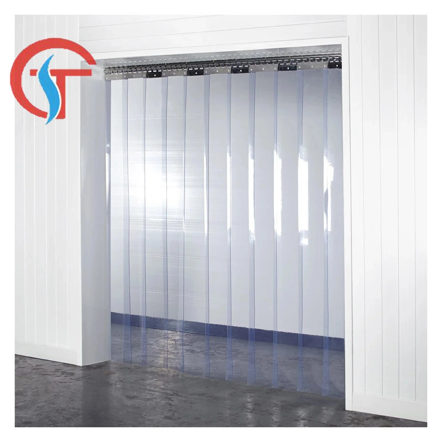 Flexible PVC Transparent Soft Curtain Doors Workshop Isolation Doors