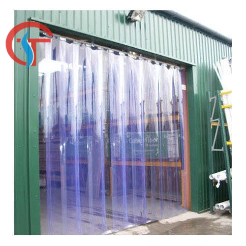 Flexible PVC Transparent Soft Curtain Doors Workshop Isolation Doors