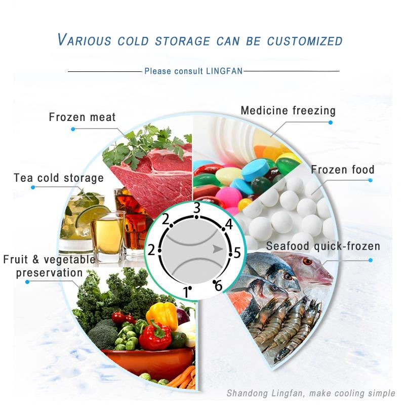 High-Quality Solar Cold Storage Coldroom and Coolroom for Frozen Meat, Fruits, Vegetables