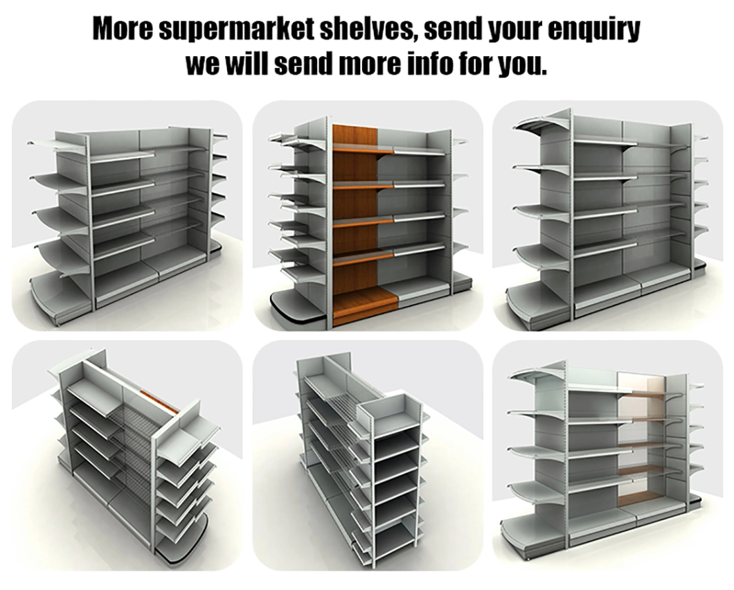 Retail Display Rack Gondola Supermarket Shelves