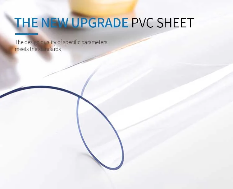 Soft Crystal Flexible Plastic Vinyl Film Transparent Thin PVC Clear Sheet