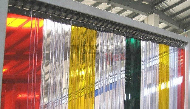 EU Standard High Transparent Clear Freezer PVC Strip Curtain