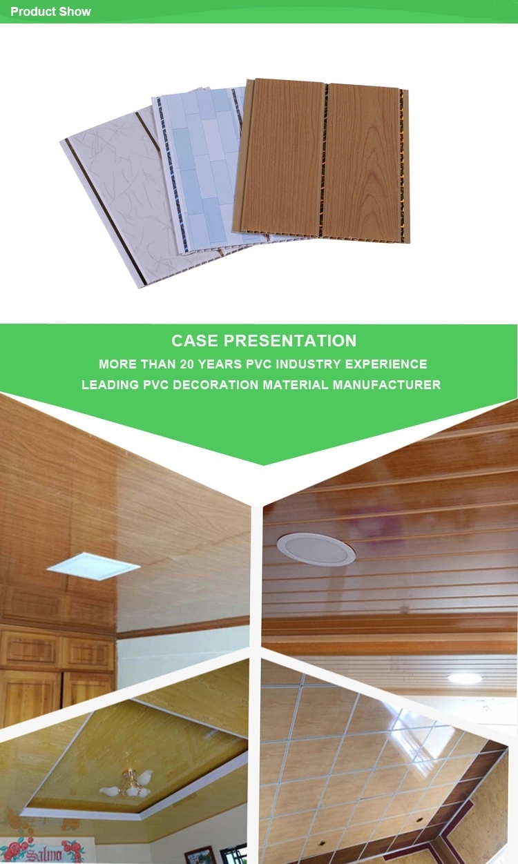 PVC Facing Gypsum Ceiling Decorative Board PVC Laminated Gypsum Ceiling Plastic Sheet