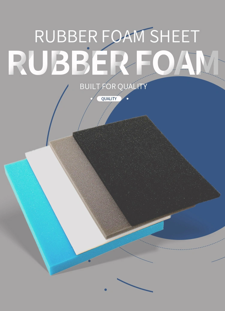 Neoprene Nitrite Cr NBR EPDM PVC PE EVA Foam Rubber Sheets or Rolls