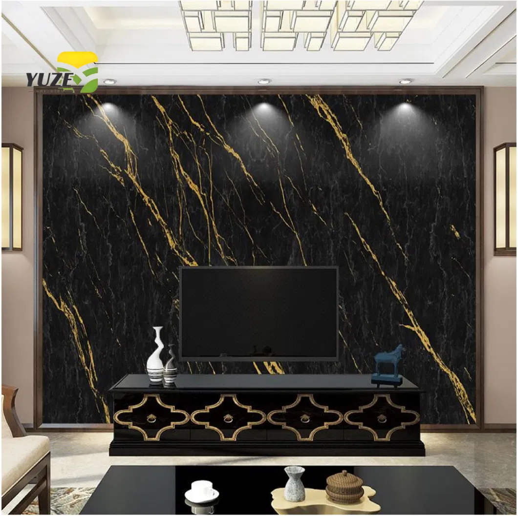 PVC Laminated Marble Plastic Sheet for Interior Wall Ceiling Decoration 3D Board