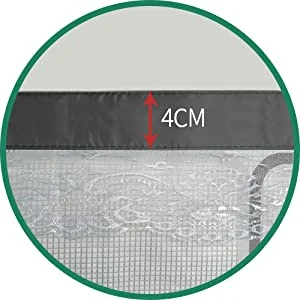 Magnetic Thermal Insulated PVC Screen Door Curtain for Bedroom