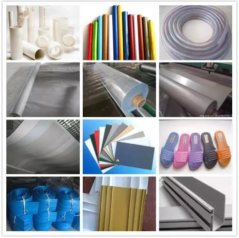 Material Plastic Flexible Rigid PVC for Injection Extrusion and Blowing Moulding PVC