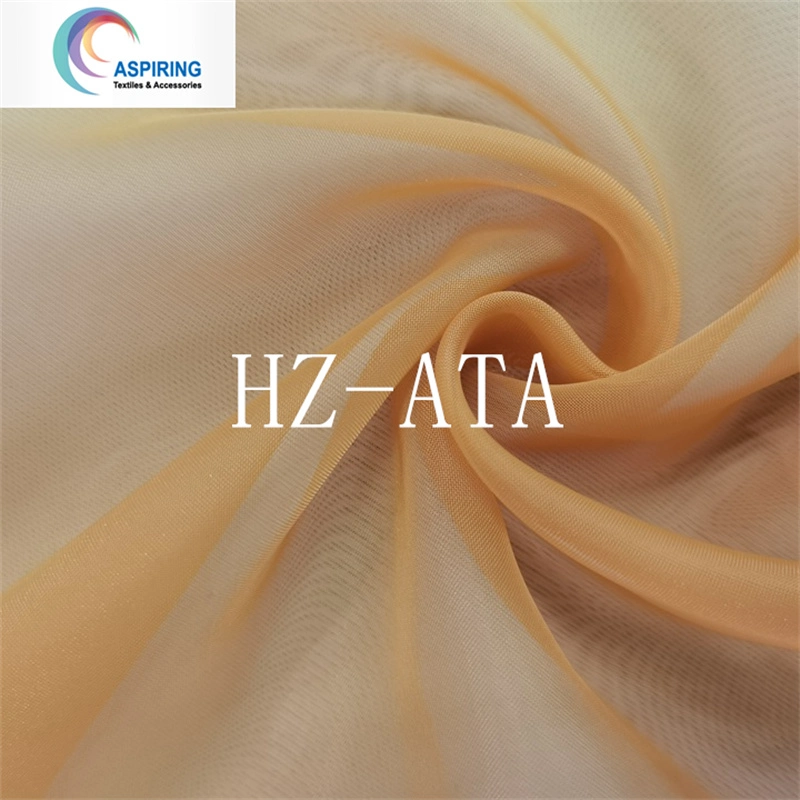 100% Polyester Plain Voile Fabric for Curtain