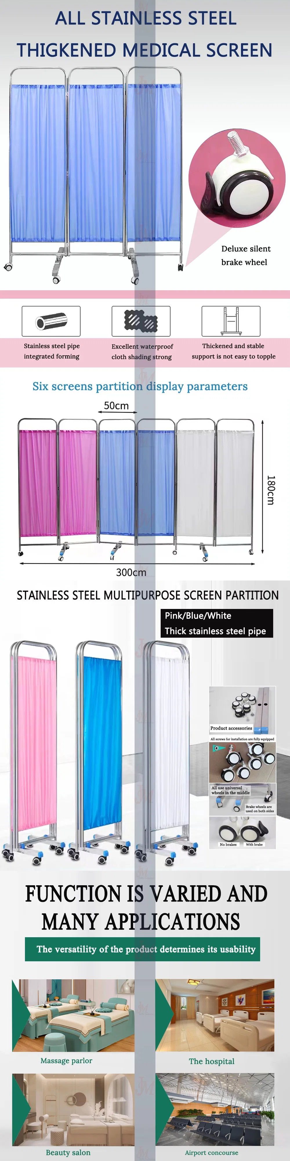 Top-Quality Hospital Folding Screens and Curtains at Affordable Prices