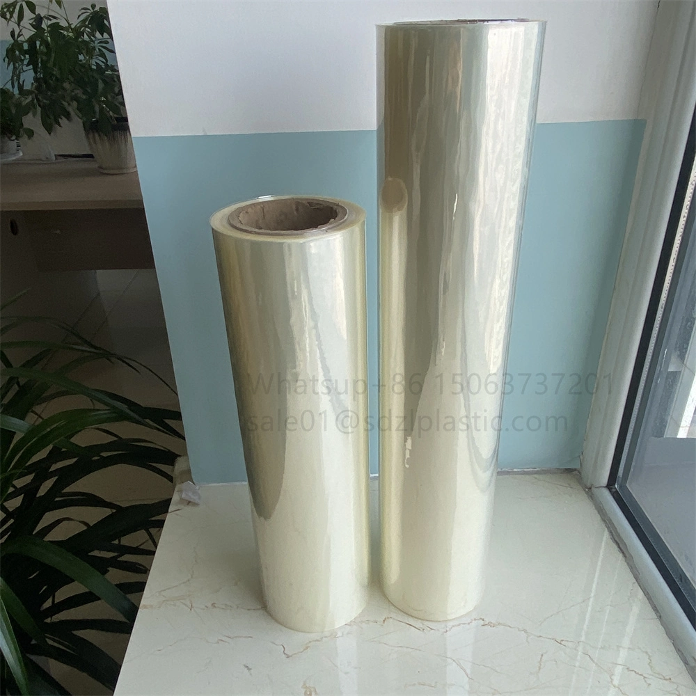 Transparent Center Folded PVC Shrink Film Sheet Roll