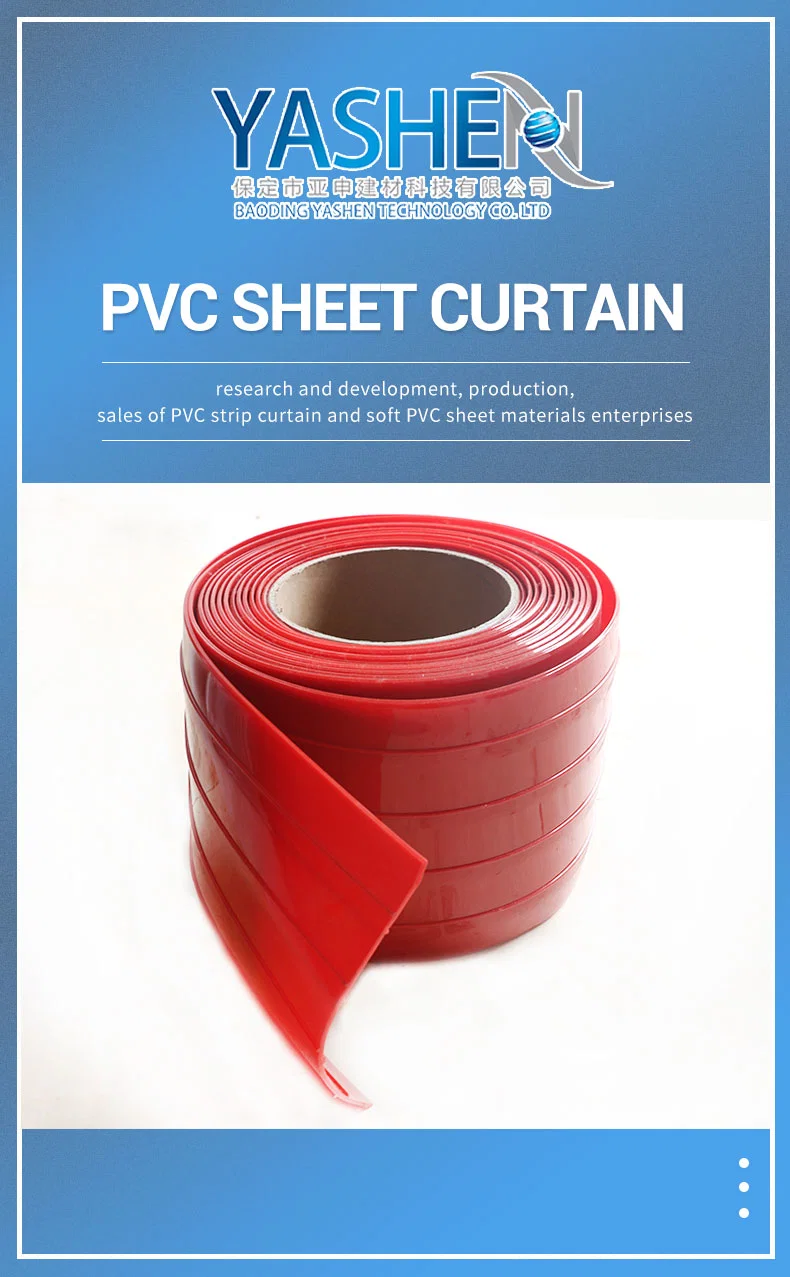 Flat PVC Window Weather Strip Warehouse PVC Strip Welding Booth Curtain