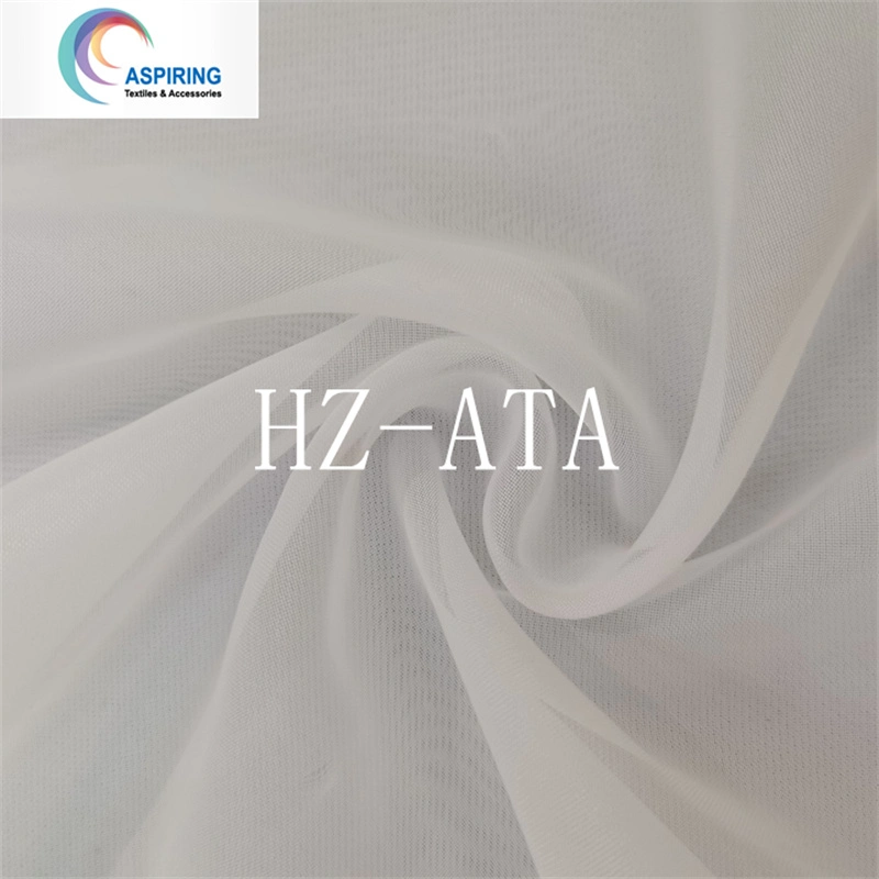 100% Polyester Plain Voile Fabric for Curtain