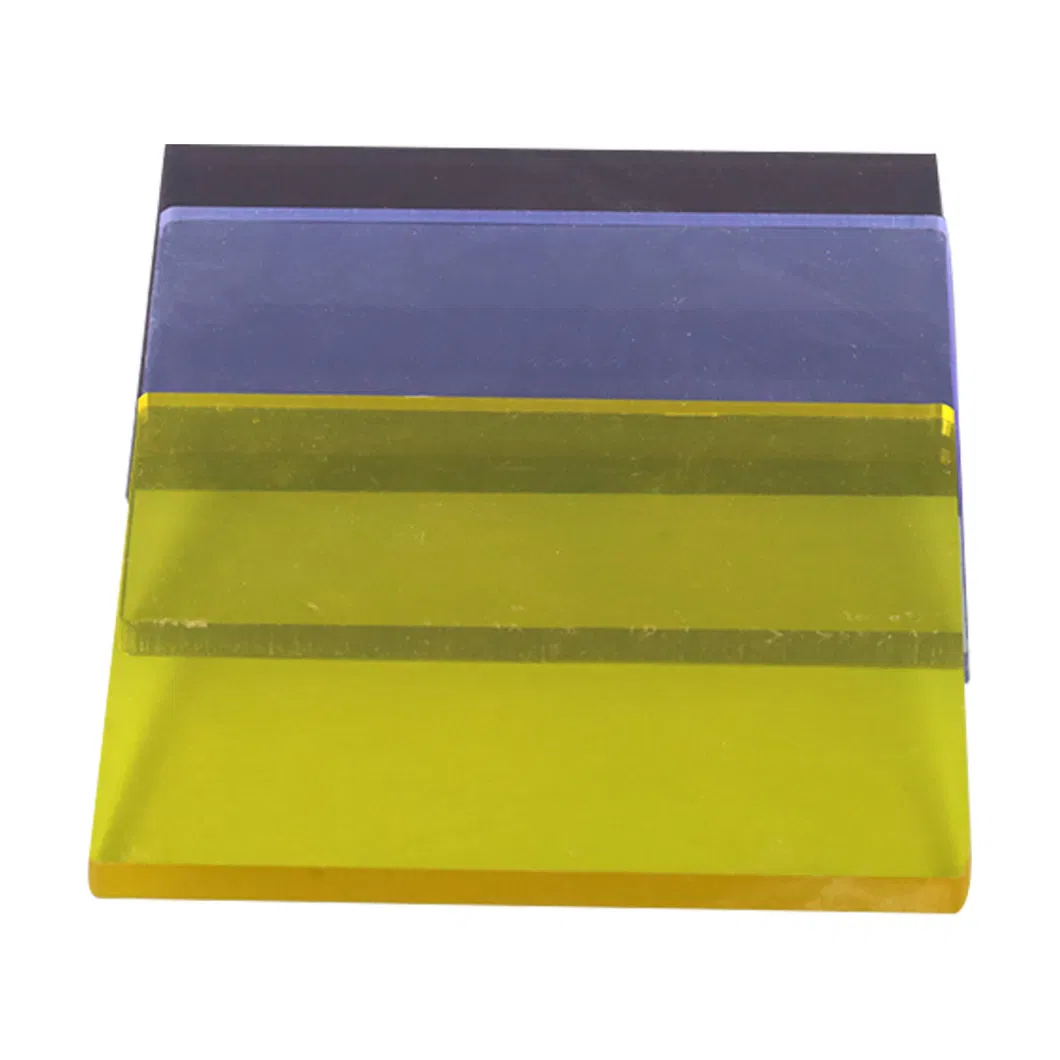 Yellow Transparent, Orange Transparent, Transparent Color Anti-Static Factory Manufacturing PVC Sheet