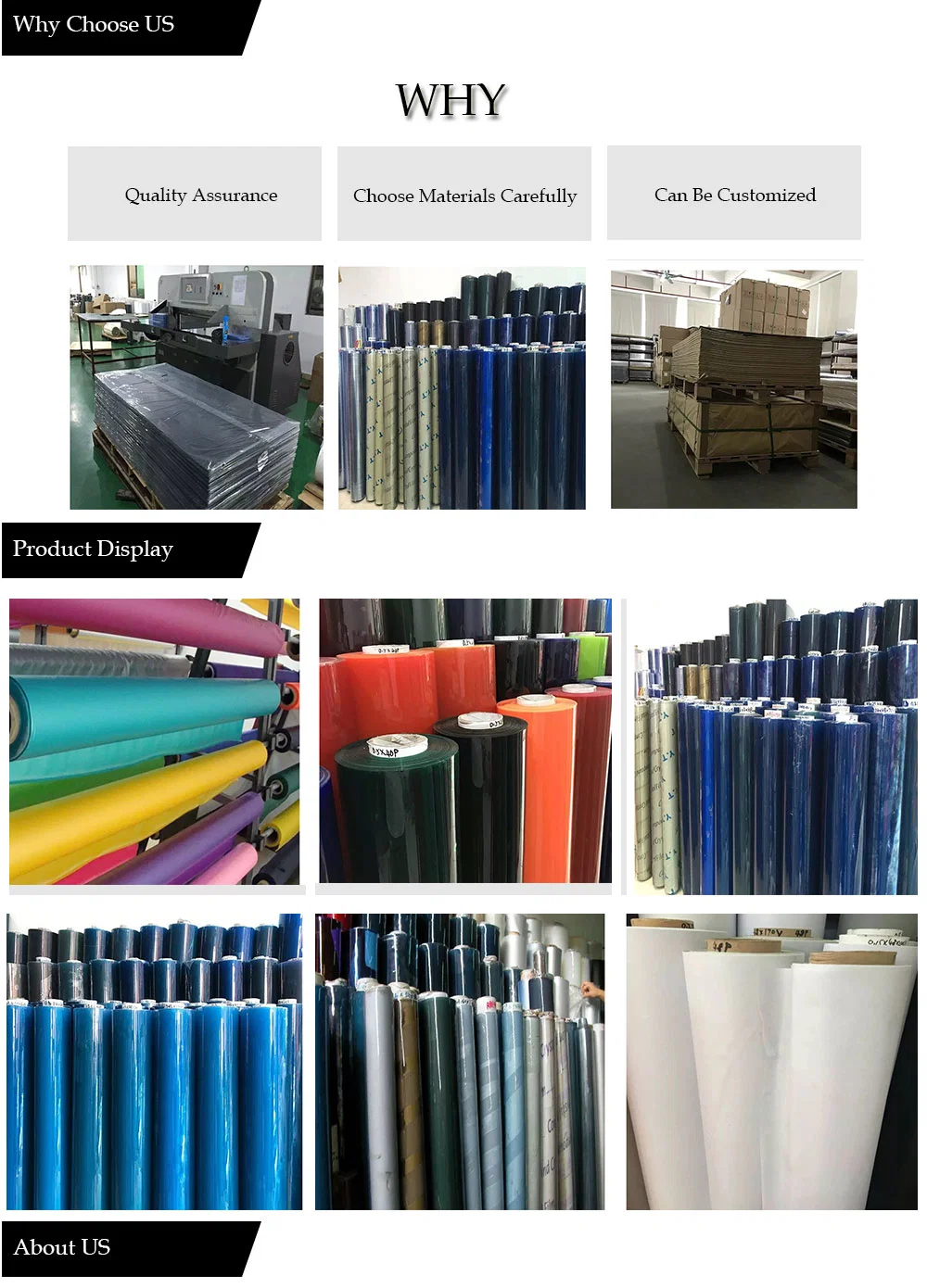 Color PVC Film Tag Transparent