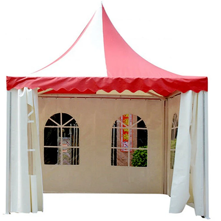 White PVC Heavy Duty Exhibition Wedding Commercial Marquees Pagoda Tent