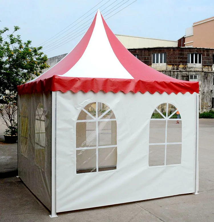 White PVC Heavy Duty Exhibition Wedding Commercial Marquees Pagoda Tent