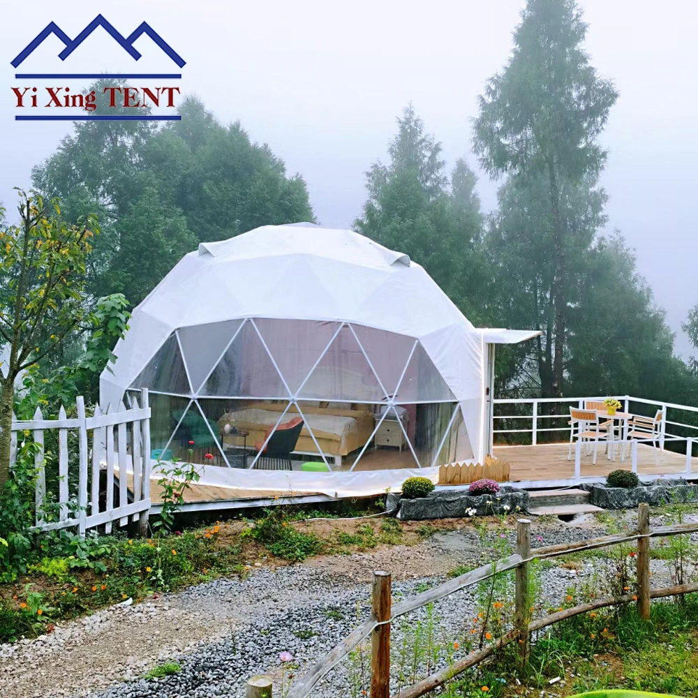 Gala Geodesic Event Glamping Canopy Family Exhibition Camping Dome Tent for Travel Resort for Sale