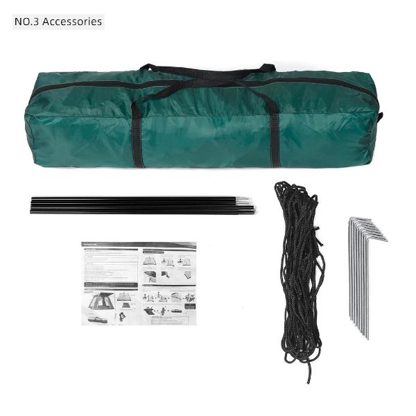 Automatic Camping Tent 3-4 Person Outdoor Waterproof Travel Customized Item Fabric Double Layers Hiking Color Fast Popup