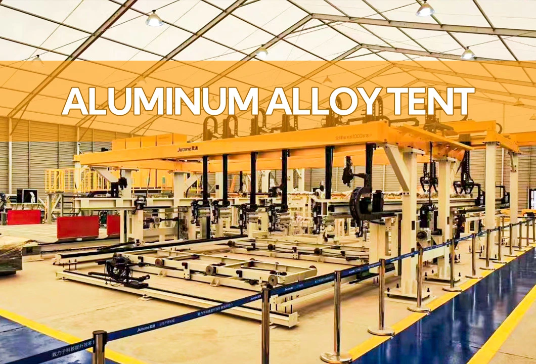 Chinese Manufacturer Aluminum Structure Industrial 10*30m 15*50m Large PVC Canopy Storage Hall Outdoor Tent