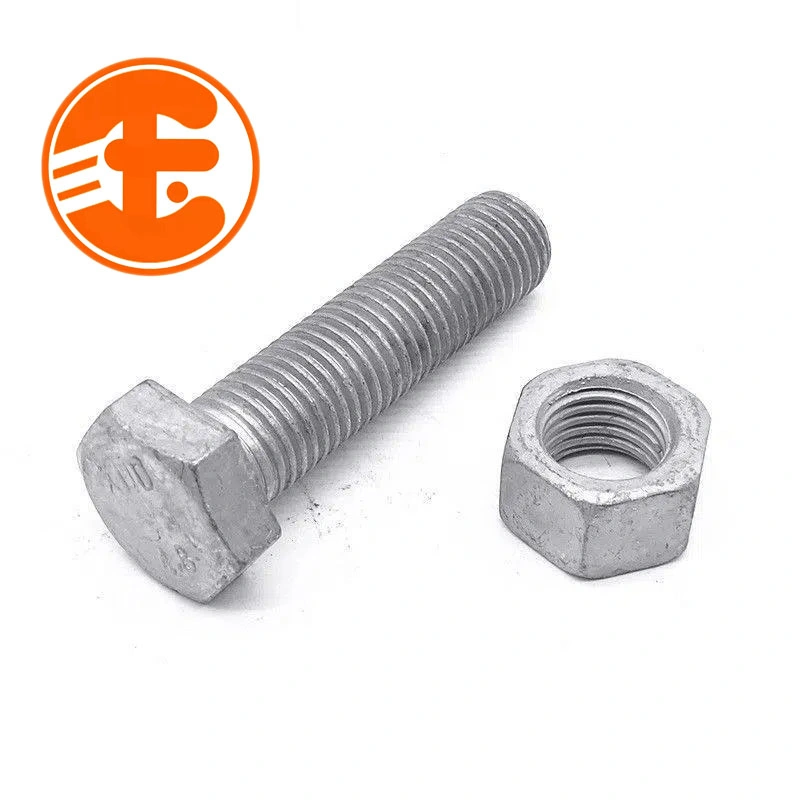 Fastener Black-Galavized-HDG DIN934GB6170 Heavy Hexagon Nut Hebei Handan