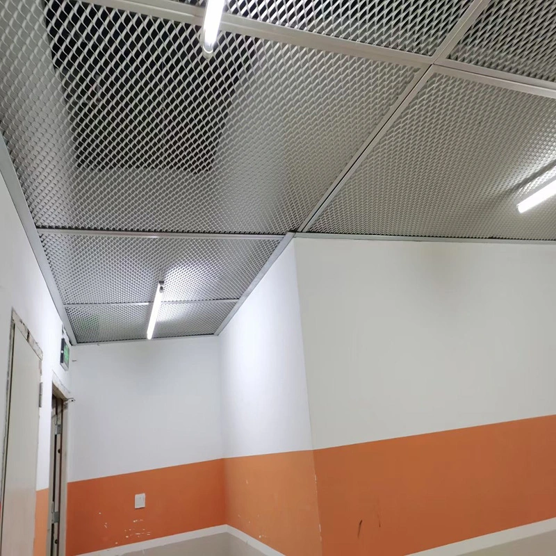 Customized Suspended Ceiling/Facade Cladding Decorative Aluminum Expanded Metal Mesh