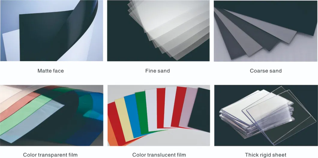 Colored Clear Transparent Translucent Anti-Static High Definition Plastic Film Rigid PVC Sheet