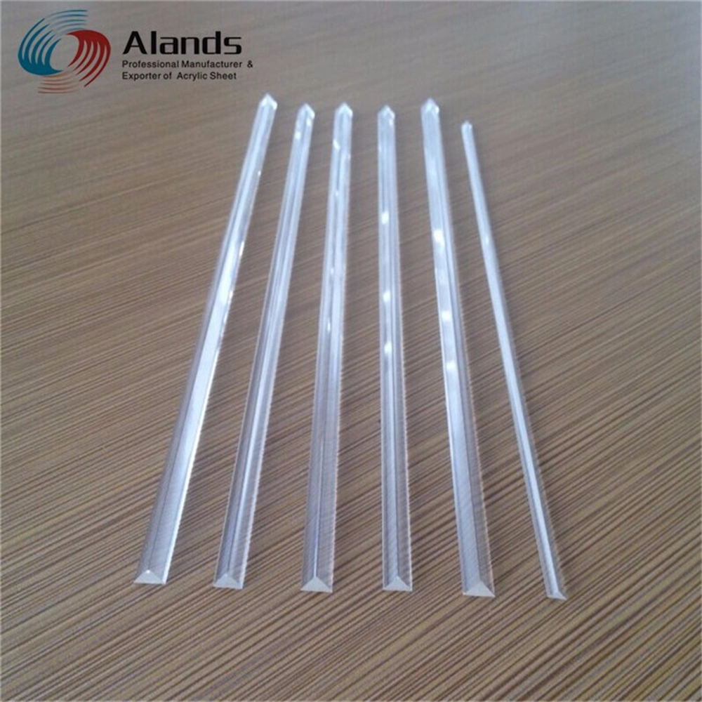 Plastic Rods Clear Acrylic Cylinder LED Decoration Rod Colored Acrylic Curtain Rods for Light Bar