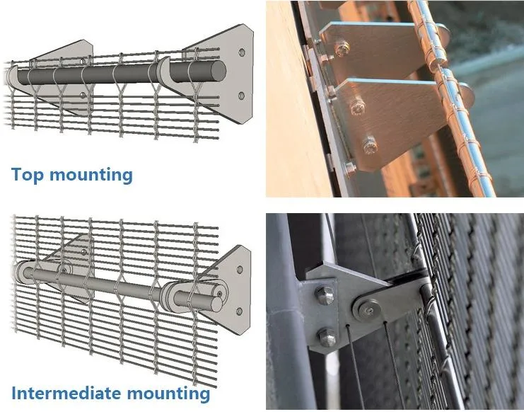 Flat Wire Woven Mesh for Curtain Wall