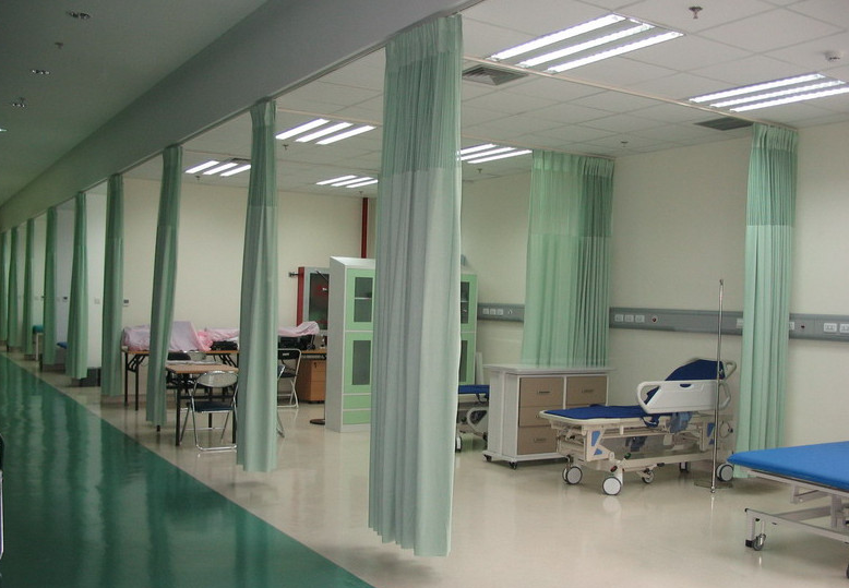 Hot Selling Fire Retardant Medical Cubical Mesh Disposable Curtain