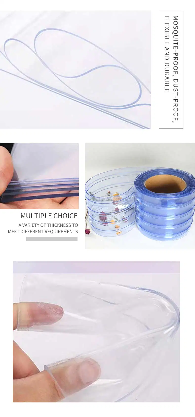 Wholesale Waterproof Flexible Transparent Soft Plastic PVC Sheet