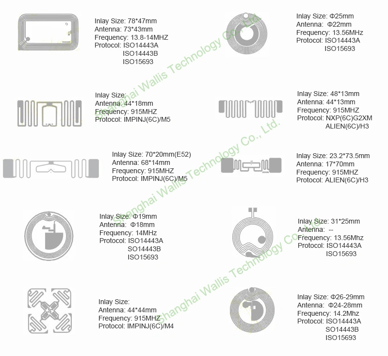 A4 Size PVC PC Plastic Inlay Sheet for 125kHz Proximity Smart RFID Card