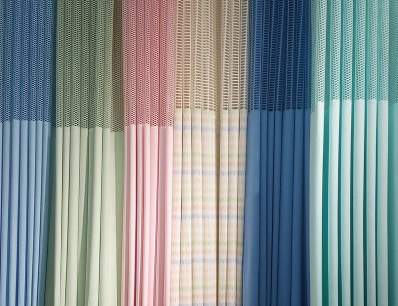 Hot Selling Fire Retardant Medical Cubical Mesh Disposable Curtain