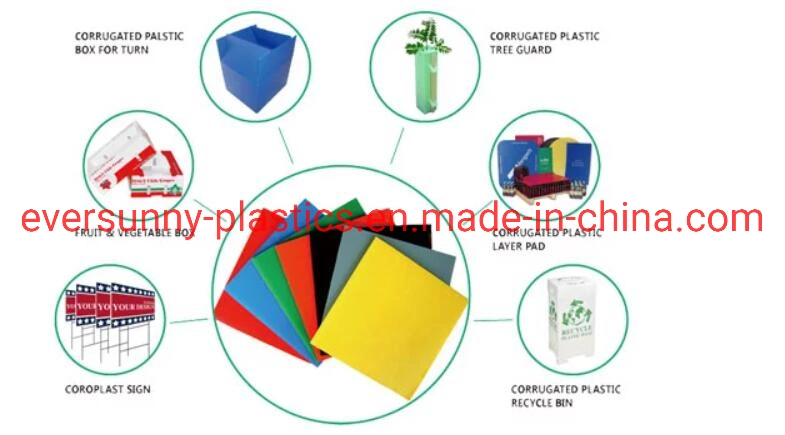 White PP Plastic Corrugated Hollow Polyphenylene Correx Conflute Coroplast Chloroplast Cast Extruded Acrylic PS PVC PP Paper Forex Foam Pet APET Rigid ABS Sheet