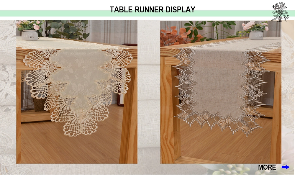 PVC Embossing Tablecloth with Flannel Backing