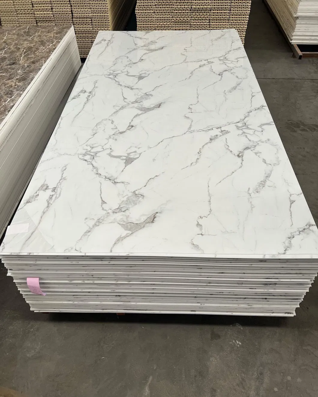 PVC Marble Sheet UV Marble Sheet 3D Printed Wall Decorative Panel China Factory Professional Manufacturer