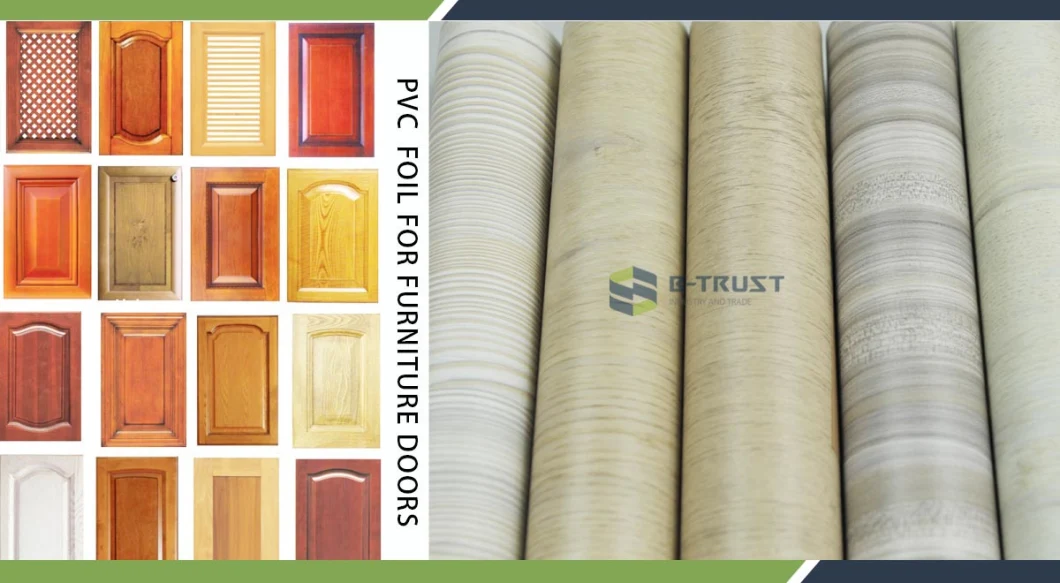 PVC Lamination Film for Furniture/Doors/Cabinets with High Quality and Best Price