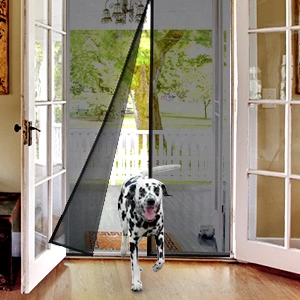 Magnetic Mosquito Net Stand Door Cover Strip Magnetic DIY Door Screen Curtain