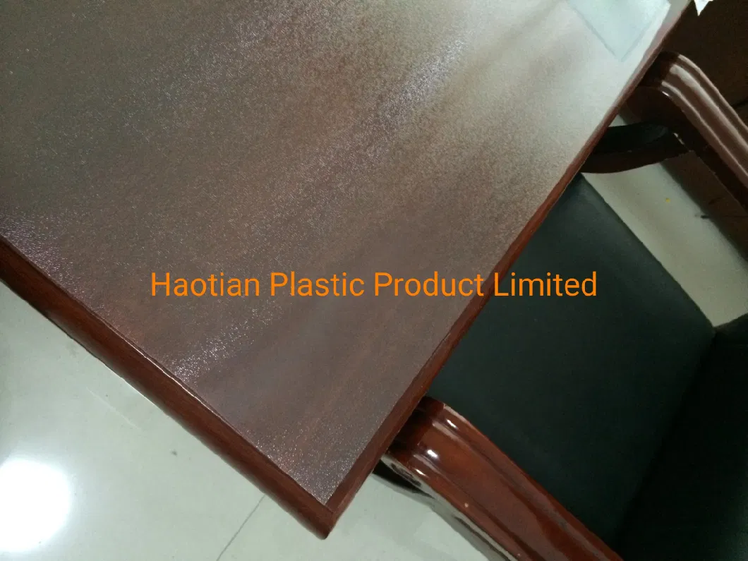 Super Clear 2mm Transparent Soft PVC Sheet in Roll Table Protector Table Cloth Thick Transparent Tablecloth