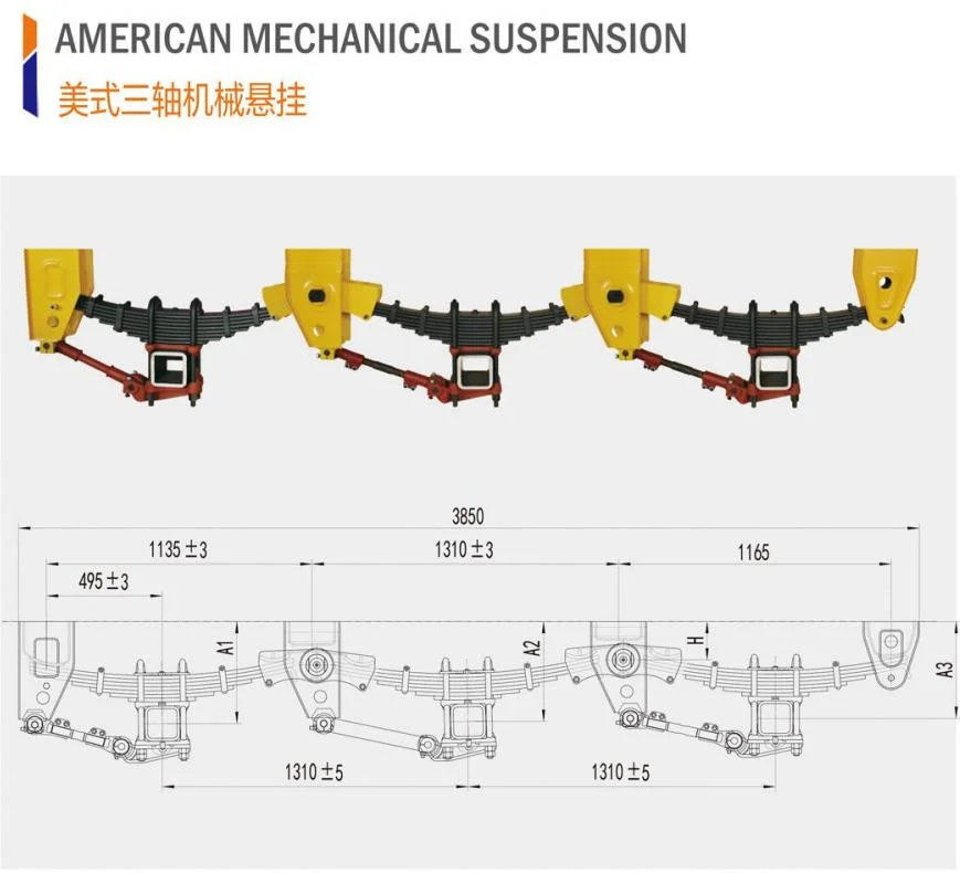 Heavy Truck Trailer Parts Suspension System with Technical Support for Pakistani Market