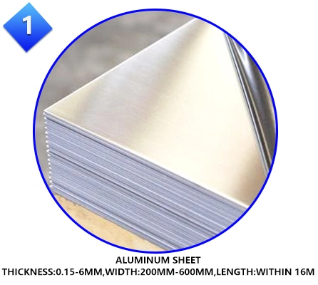 ASTM 1060 1100 H14 H24 O Cold Rolled Aluminum Sheet for Kitchen