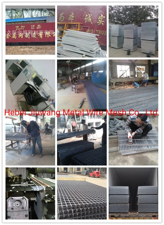 Roadway Safety Sewage Hot DIP Galvanized Steel Bar Grating Perforated Metal Walkway